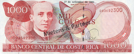 Costa Rica (Republik) 1.000 Colones (31062)