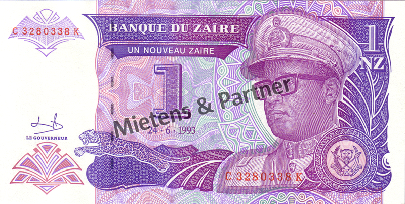 Zaire - Kongo (Republik) 1 New Zaire (03472)