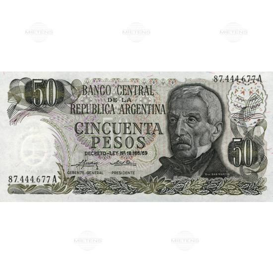 Argentinien (Republik) 50 Pesos (29418)