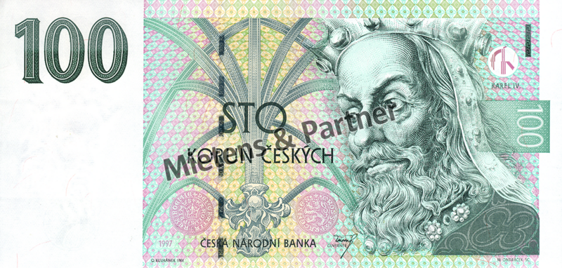 Tschechische Republik (Parlamentarische Republik) 100 Korun (02541)