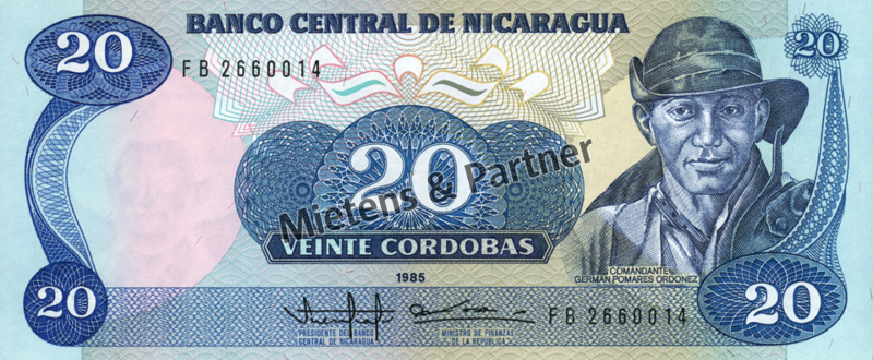 Nicaragua (Republik) 20 Cordobas (04246)