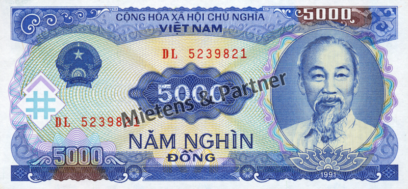 Vietnam (Sozialistische Republik) 5.000 Dong (05283)
