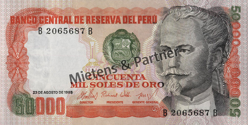 Peru (Republik) 50.000 Soles de Oro (47259)