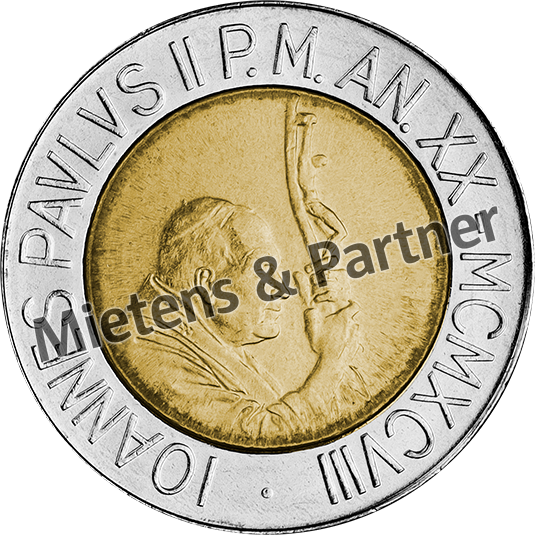 Vatikanstadt (Absolute Wahlmonarchie) 500 Lire (08493)