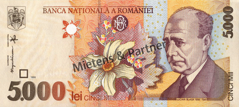 Rumänien (Republik) 5.000 Lei (52005)