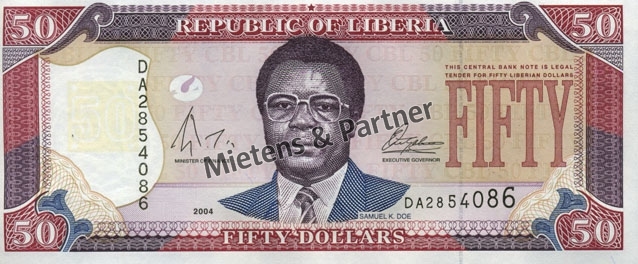 Liberia (Republik) 50 Dollars (03329)