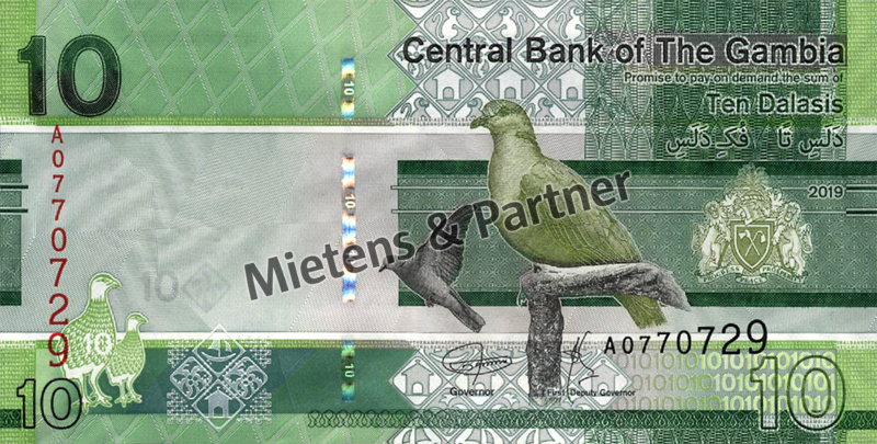 Gambia (Republik) 10 Dalasis (57100)