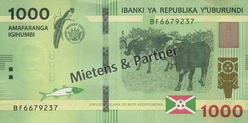 Burundi (Republik) 1.000 Francs (66102)