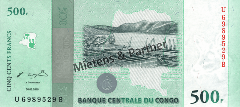 Kongo (Demokratische Republik) 500 Francs (03449)
