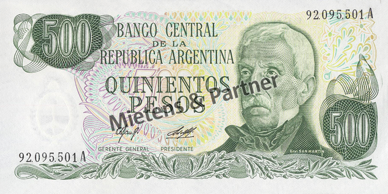 Argentinien (Republik) 500 Pesos (04838)