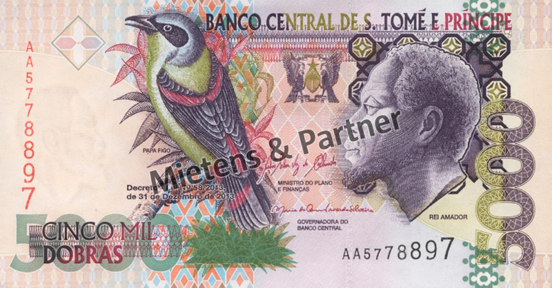 Sao Tome und Principe (Demokratische Republik) 5.000 Dobras (51229)