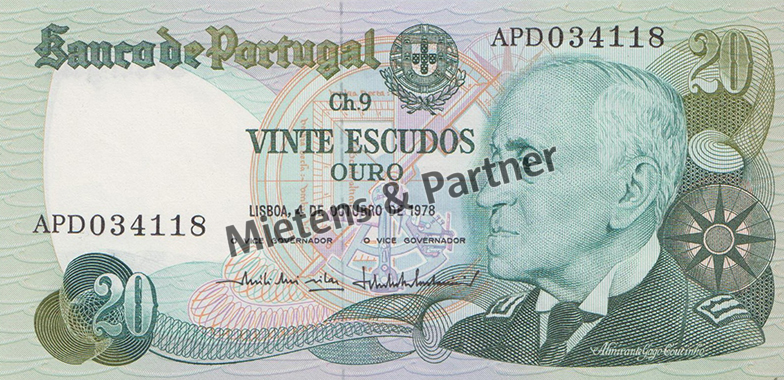 Portugal (Republik) 20 Escudos (33376)