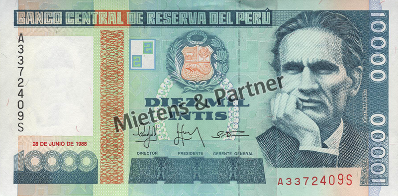 Peru (Republik) 10.000 Intis (04685)
