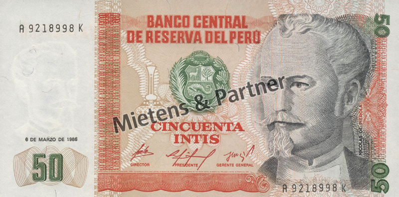 Peru (Republik) 50 Intis (61667)