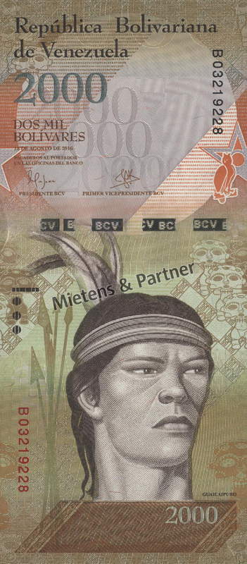 Venezuela (Bolivarische Republik) 2.000 Bolivares (62032)