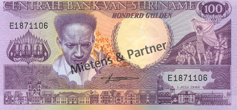 Suriname (Republik) 100 Gulden (04636)