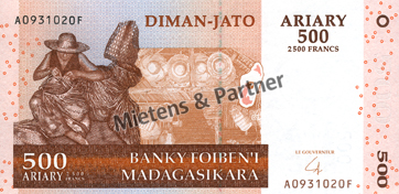 Madagaskar (Republik) 500 Ariary (03745)