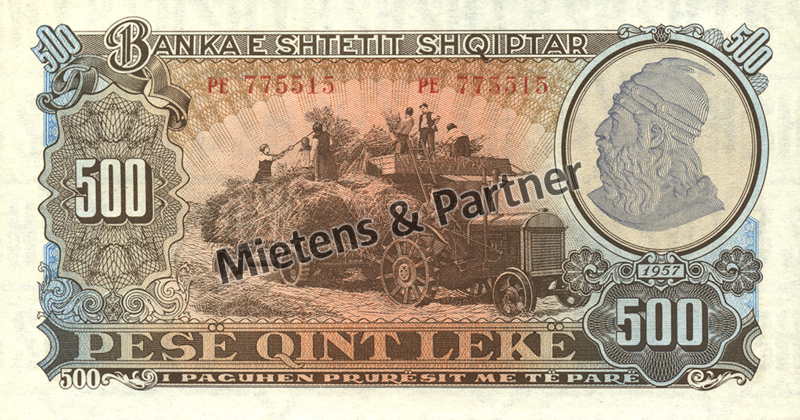 Albanien (Sozialistische Volksrepublik) 500 Leke (02621)