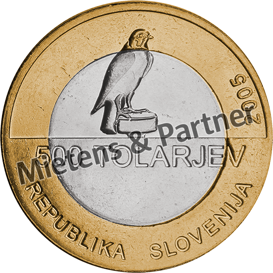 Slowenien (Parlamentarische Republik) 500 Tolarjev (09737)
