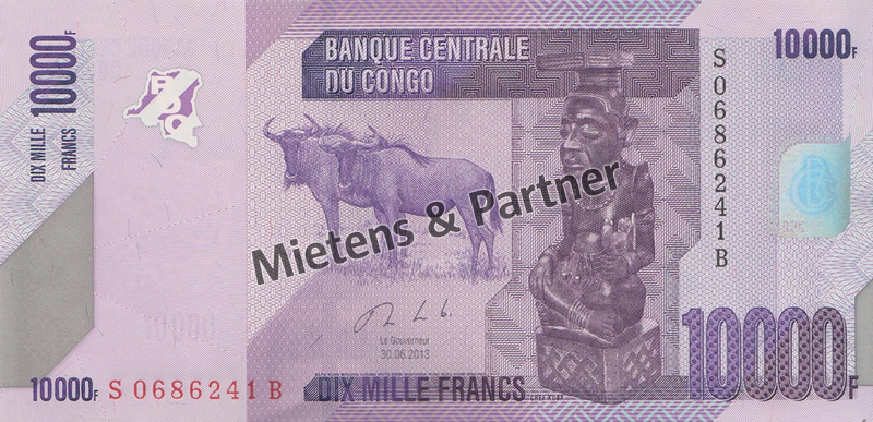 Kongo (Demokratische Republik) 10.000 Francs (40228)