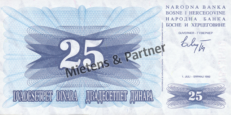 Bosnien und Herzegowina (Bundesrepublik) 25 Dinara (03064)