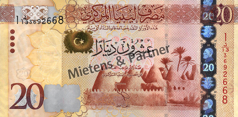 Libyen (Republik) 20 Dinars (47956)