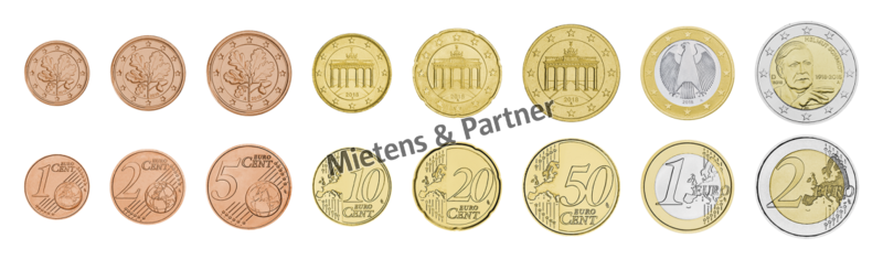 Deutschland (Bundesrepublik) 1, 2, 5, 10, 20, 50 Euro Cent, 1, 2 Euro Helmut Schmidt  (51939)