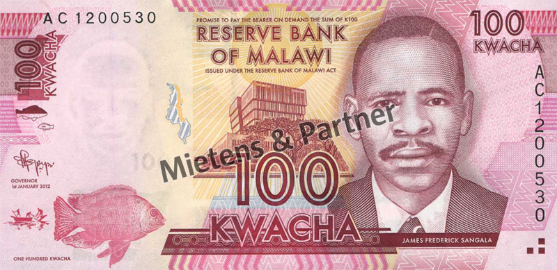Malawi (Republik) 100 Kwacha (30876)