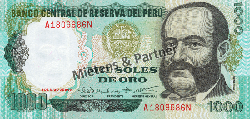 Peru (Republik) 1.000 Soles de Oro (04675)