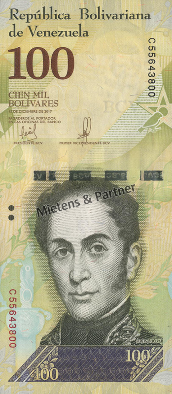 Venezuela (Bolivarische Republik) 100.000 Bolivares (62054)