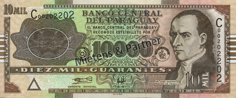 Paraguay (Republik) 10.000 Guaranies (04794)