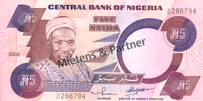 Nigeria (Bundesrepublik) 5 Naira (03349)
