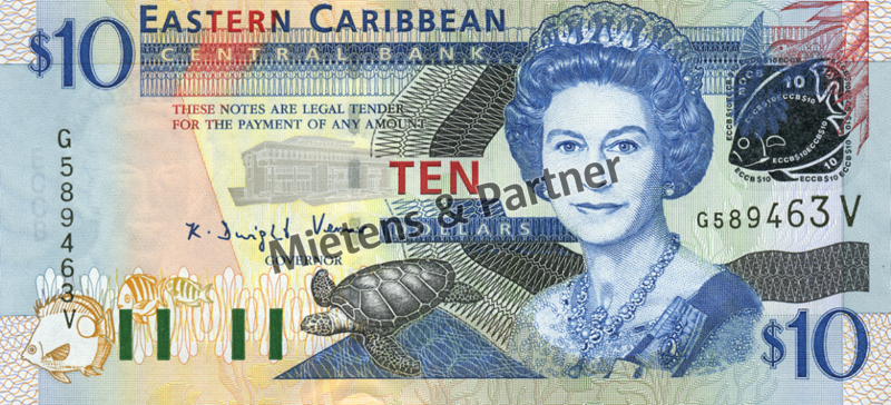 St. Vincent und die Grenadinen (Parlamentarische Monarchie) 10 Dollars (03985)