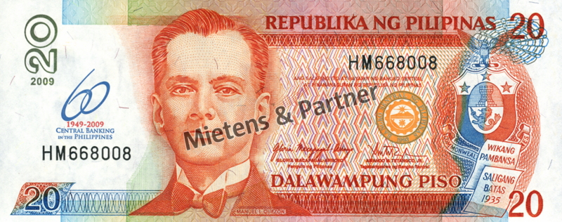 Philippinen (Fünfte Philippinische Republik) 20 Piso (05446)