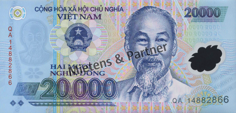 Vietnam (Sozialistische Republik) 20.000 Dong (44038)