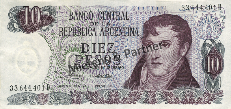Argentinien (Republik) 10 Pesos (04849)