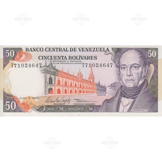 Venezuela (Republik) 50 Bolivares (Stains) (39368) - 1