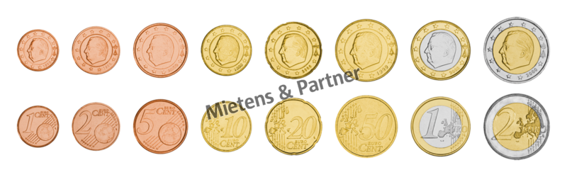 Belgien (Königreich) 1, 2, 5, 10, 20, 50 Euro Cent, 1, 2 Euro (06120)