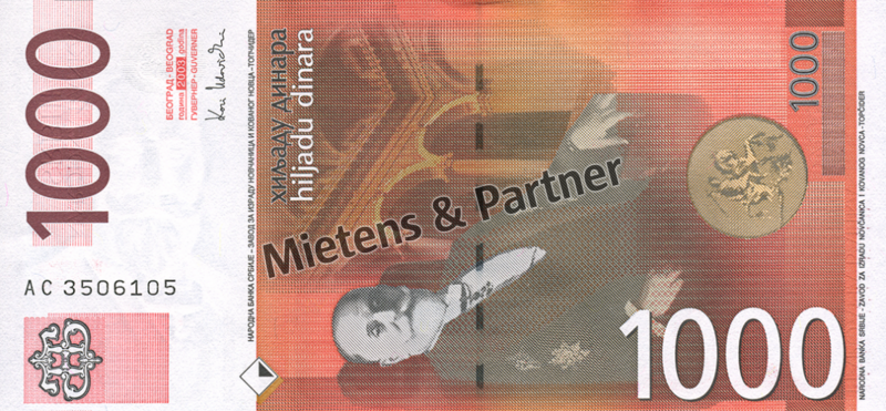 Serbien und Montenegro (Bundesrepublik) 1.000 Dinara (03027)