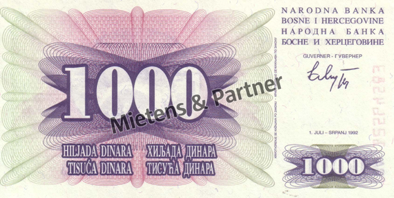 Bosnien und Herzegowina (Bundesrepublik) 1.000 Dinara (03068)