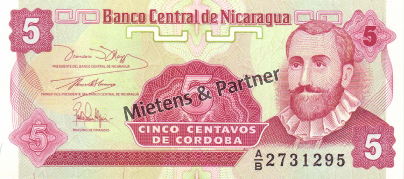 Nicaragua (Republik) 5 Centavos (04222)