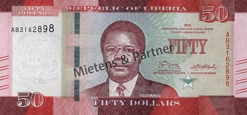 Liberia (Republik) 50 Dollars (48455)