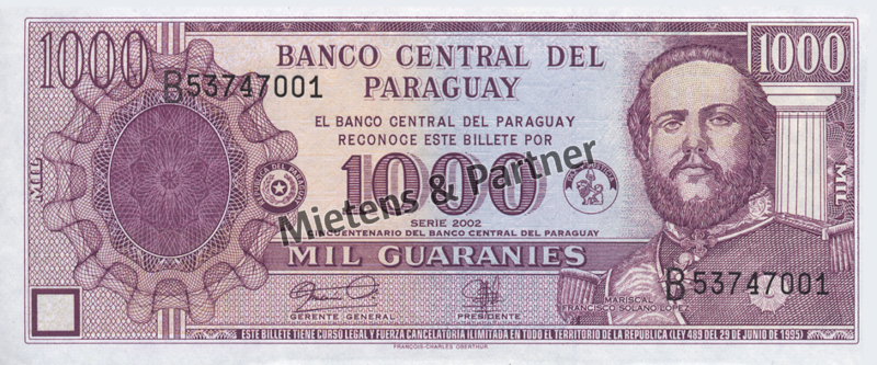 Paraguay (Republik) 1.000 Guaranies (04793)
