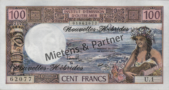Neue Hebriden 100 Francs (05694)