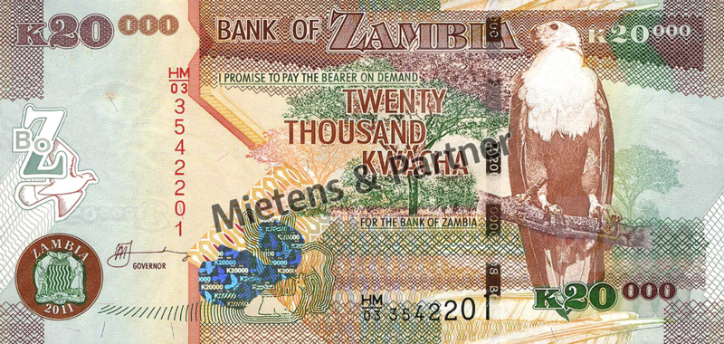 Sambia (Dritte Republik) 20.000 Kwacha (28032)