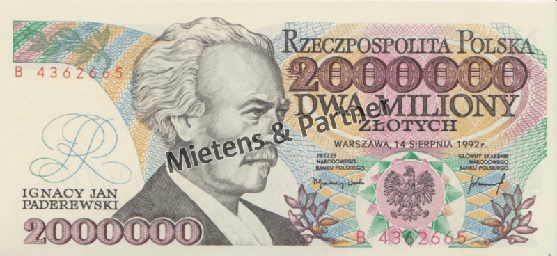 Polen (Parlamentarische Republik) 2 Million Zlotych (41123)