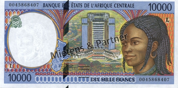 Gabun (Republik) 10.000 Francs (03404)