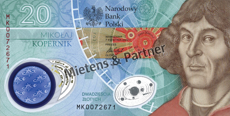 Polen (Parlamentarische Republik) 20 Zlotych Nicolaus Copernicus (66151)
