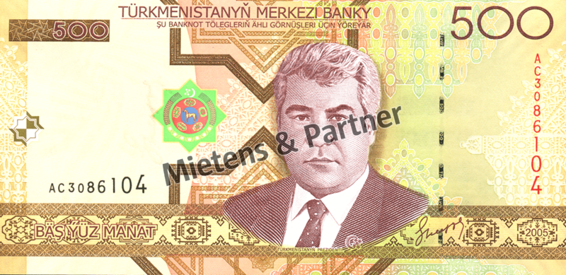 Turkmenistan (Republik) 500 Manat (02874)