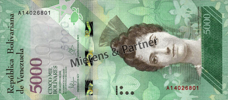 Venezuela (Bolivarische Republik) 5.000 Bolivares (43426)